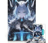 Puzzle da 1000 pezzi per adulti, Imperatrice Demone Infernale, gioco pratico, migliora la memoria, compleanno e Natale 50x75cm
