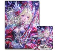 Puzzle da 1000 pezzi per adulti, in legno, con ragazza guerriera, design intricato per adolescenti, decorazioni fai da te e divertimento che stimola la mente, 50x75cm