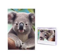 Puzzle da 1000 pezzi per adulti in legno impegnativo puzzle carino koala foto puzzle personalizzato per adulti e bambini serate di gioco in famiglia 50 x 49,5 cm Puzzle