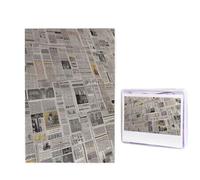 Puzzle da 1000 pezzi per adulti in legno impegnativo puzzle con foto di giornale puzzle personalizzato per adulti e bambini notti di gioco in famiglia 50 x 49,5 cm puzzle