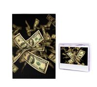 Puzzle da 1000 pezzi per adulti in legno impegnativo puzzle con simbolo del dollaro denaro foto puzzle personalizzato per adulti e bambini notti di gioco in famiglia 50 x 49,5 cm Puzzle