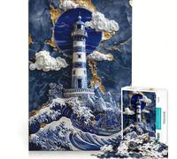 Puzzle da 1000 pezzi per adulti in porcellana tema "Speranza sul mare" ideale per rilassarsi decorare la casa o come regalo per tutta la famiglia 38x52cm