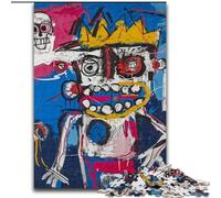 Puzzle da 1000 pezzi per adulti in stile Basquiat, aiuta il cervello ad allenarsi, giocattoli avvincenti per coltivare la pazienza, decorazione perfetta (dimensioni 50x75cm)