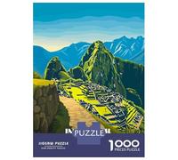 Puzzle Da 1000 Pezzi Per Adulti Inca Trail Peru Travel Puzzle Per Adulti Gioco Pratico Sfida Difficile Gioco Impegnativo Regali 52x38cm/1000pcs