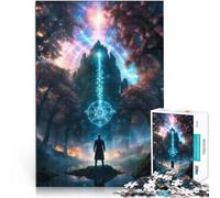 Puzzle da 1000 pezzi per adulti Incantesimo del Santuario della Foresta Gioco pratico Ogni pezzo è unico - Gioco divertente e stimolante per tutta la famiglia 75x50cm