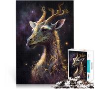 Puzzle da 1000 pezzi per adulti Incantesimo della giraffa Sfida di gioco educativo giocattolo è ideale come regalo per tutta la famiglia 38x26cm