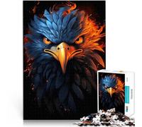 Puzzle da 1000 pezzi per adulti Incendio dell'American Eagle Pride Difficile Duro Attività divertenti a casa, regali di compleanno, regali di viaggio, 38x26cm