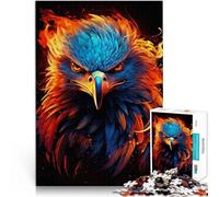 Puzzle da 1000 pezzi per adulti Incendio dell'American Eagle Pride Fatto di carta，Adatto a persone dai 14 anni in su gioco di sfida unico ottimo regalo di Natale。misurare：26x38cm