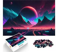 Puzzle da 1000 pezzi per adulti Incontriamoci sotto la luna Giocattolo educativo per l'apprendimento Migliorare l'amore tra le coppie 52x38cm