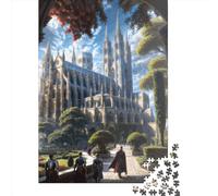 Puzzle da 1000 pezzi per adulti Incontro a Piazza della Cattedrale Puzzle, per adulti e adolescenti, puzzle Decorazione artistica per la casa 1000 pezzi (38x26 cm)