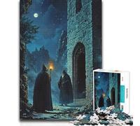 Puzzle da 1000 pezzi per adulti Incontro misterioso di notte Gioco pratico per migliorare la memoria per bambini dai 14 anni in su 50x75cm