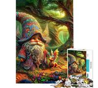 Puzzle da 1000 pezzi per adulti incontro tra gnomi puzzle per adolescenti vacanza a casa passatempo lista dei desideri con Babbo Natale compleanno 50x75cm