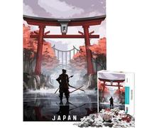Puzzle da 1000 pezzi per adulti incredibile porta Torii giapponese gioco stimolante giocattolo educativo gara di velocità manuale regalo per compleanni (dimensioni 75x50cm)