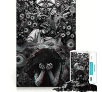 Puzzle da 1000 pezzi per adulti Incubo, sfida mentale, divertimento da assemblare insieme, taglio di qualità, (50x75cm)