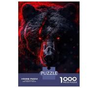 Puzzle Da 1000 Pezzi Per Adulti Inferno Eyes of The Bear Puzzle Per Adulti Gioco Pratico Difficile Difficile E Sfida 38x26cm/1000pcs