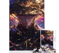 Puzzle da 1000 pezzi per adulti Inferno Samurai Vision Decorazione per la casa Giocattoli Regalo Compleanno Gioco pratico Attività divertenti a casa Dimensioni 50x75cm