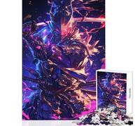 Puzzle da 1000 pezzi per adulti Inferno Samurai Wraith Decorazione per la casa Giocattoli Ottimo regalo per giochi Giochi rilassanti Migliorare l'amore tra coppie Dimensioni 38x26cm