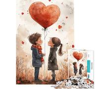 Puzzle da 1000 pezzi per adulti "Innamorarsi" Puzzle di San Valentino per adulti Gioco interattivo Decorazione da parete Sfida educativa (Dimensioni 50x75cm)