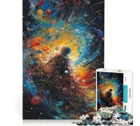 Puzzle da 1000 pezzi per adulti "Intrappolati nell'infinito" giocattolo fai-da-te interazione genitore-figlio collezione d'artista belle arti 50x75cm