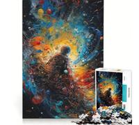 Puzzle da 1000 pezzi per adulti intrappolati nell'infinito giocattolo fai-da-te interazione genitore-figlio collezione d'artista belle arti 38x26cm
