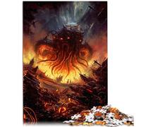 Puzzle da 1000 pezzi per adulti Invasione di Cthulhu, decorazione per la casa, puzzle per migliorare l'amore tra le coppie, 50 x 74,9 cm