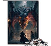 Puzzle da 1000 pezzi per adulti "Invasione di mostri" Puzzle in cartone per adulti, dimensioni 26x38cm, rompicapo impegnativo, attività per famiglie, decorazioni per la casa, regalo per le feste
