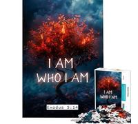 Puzzle da 1000 pezzi per adulti Io sono chi sono Gioco rompicapo divertente e spiritoso compleanni e occasioni speciali (Dimensioni 50x75cm)
