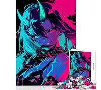 Puzzle da 1000 pezzi per adulti ipnosi rosa decorazione per la casa giocattoli regali di Babbo Natale segreto gioco pratico allena il cervello e le mani dimensioni 38x52cm