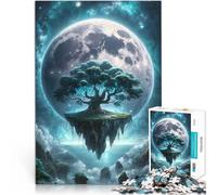 Puzzle da 1000 pezzi per adulti Isola mistica al chiaro di luna Giocattoli da gioco per regalo di famiglia Decorazione della casa 50x70cm