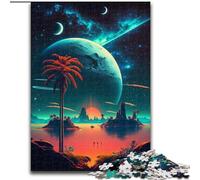 Puzzle da 1000 pezzi per adulti "Isola nel mare" Puzzle in cartone, regalo di Natale, ideale per ufficio, camera da letto, soggiorno 1000 pezzi(26x38cm)