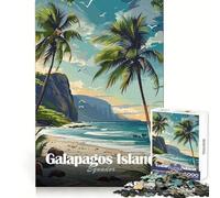 Puzzle da 1000 pezzi per adulti,Isole Galapagos,Ecuador,perfetto per attività artistiche,creative,per stimolare la mente,per il tempo libero e per il compleanno (38x52cm)