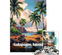 Puzzle da 1000 pezzi per adulti Isole Galapagos Ecuador poster di viaggio giochi rilassanti giocattoli educativi opere d'arte regalo vacanza a casa per passare il tempo (dimensioni 38x52cm)