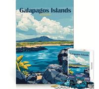 Puzzle da 1000 pezzi per adulti,Isole Galapagos,Ecuador,poster di viaggio,incastro perfetto,arte,gioco creativo per la mente,gioco per il tempo libero,attività di compleanno (50x75cm)