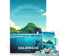Puzzle da 1000 pezzi per adulti ISOLE GALÀPAGOS, Gioco Impossibile, Interazione genitore-figlio, Lista dei desideri con Babbo Natale 38x52cm