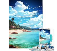 Puzzle da 1000 pezzi per adulti Isole Perhentian arte divertimento e attività da fare a casa difficile impossibile adatto a partire dai 14 anni 38x26cm