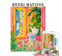 Puzzle da 1000 pezzi per adulti ispirato a Henri Matisse ideale per il bagno Un puzzle difficile e stimolante perfetto per la decorazione della casa e per ragazzi dai 14 anni in su (50x75cm)