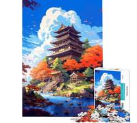 Puzzle da 1000 pezzi per adulti ispirato al Giappone antico Difficile e stimolante gioco educativo e pratico per ragazzi dai 14 anni in su Dimensioni 38x26cm