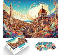 Puzzle da 1000 pezzi per adulti Italia Firenze Interessante puzzle per ridurre lo stress analisi e logica per adolescenti dai 14 anni in su, 26 x 38 cm