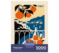 Puzzle Da 1000 Pezzi Per Adulti Italy Dolce Far Niente Art Print Puzzle Per Adulti Gioco Pratico Sfida Difficile Gioco Impegnativo Regali 70x50cm/1000pcs