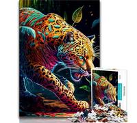 Puzzle da 1000 pezzi per adulti Jaguar da 1000 pezzi per adulti, design vivace e unico, esperienza di puzzle rilassante e stimolante (dimensioni 75x50cm)