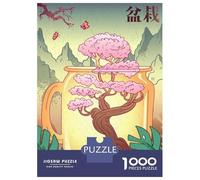 Puzzle Da 1000 Pezzi Per Adulti Japanese Bonsai Fuji Ace Puzzle Per Adolescenti Gioco Rompicapo Decorazione Per La Casa È Ideale Come Regalo 52x38cm/1000pcs