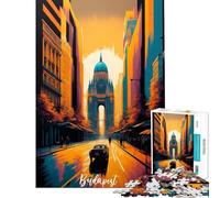 Puzzle da 1000 pezzi per adulti Jigsaw Artsy Budapest stimola la mente richiede precisione e capacità di taglio è un gioco impossibile adatto a partire dai 14 anni (38x26cm)