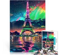 Puzzle da 1000 pezzi per adulti Jigsaw Eiffel Tower Game Toys è ideale come regalo per tutta la famiglia da 14,96 pollici x 20,47 pollici per adolescenti da 14 anni e oltre