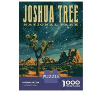 Puzzle Da 1000 Pezzi Per Adulti Joshua Tree National Park Vintage Puzzle Per Adolescenti Gioco Rompicapo Migliora La Memoria Sfida Educativa 52x38cm/1000pcs