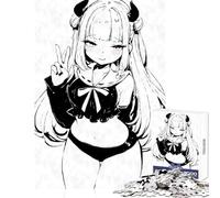Puzzle da 1000 pezzi per adulti kawaii sexy succube anime giocattoli antistress regali di compleanno giochi per famiglie collezione di artisti belle arti dimensioni 38x26cm
