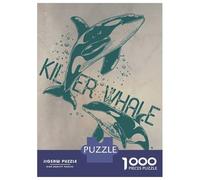 Puzzle Da 1000 Pezzi Per Adulti Killer Whale Orca Puzzle Per Adulti Gioco Pratico Difficile Difficile Unico Compleanno E Regali 38x26cm/1000pcs