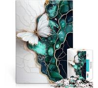Puzzle da 1000 pezzi per adulti Kintsugi Farfalla Dorata per il giocattolo di sfida del gioco educativo Lista dei desideri con Babbo Natale 52x38cm