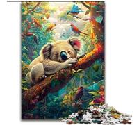 Puzzle da 1000 pezzi per adulti, Koala addormentato, gioco educativo e divertente per interni, decorazione per la casa, 26x38cm