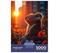 Puzzle Da 1000 Pezzi Per Adulti Koala in Golden Hour Puzzle Per Adulti Gioco Pratico Decorazione Murale Divertimento A Casa Attività, 70x50cm/1000pcs