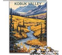 Puzzle da 1000 pezzi per adulti Kobuk Valley National Park Antistress Sfida difficile Ogni pezzo è unico - Gioco divertente e stimolante per tutta la famiglia (38x26cm) 1000 pezzi